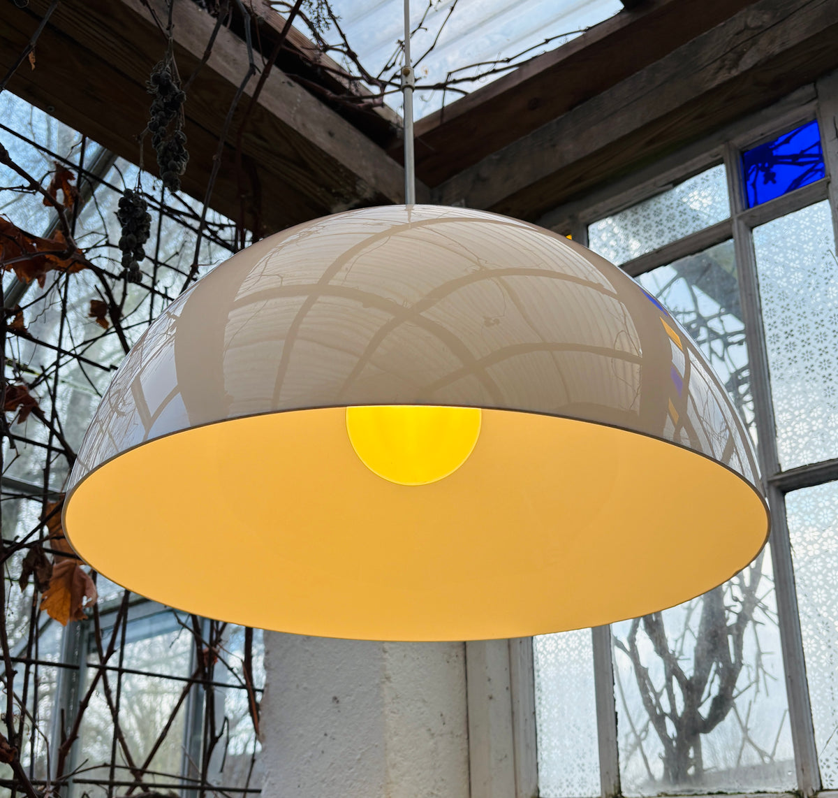Frank Bentler loftlampe no. 3 – vintage loftlampe fra 1970’erne