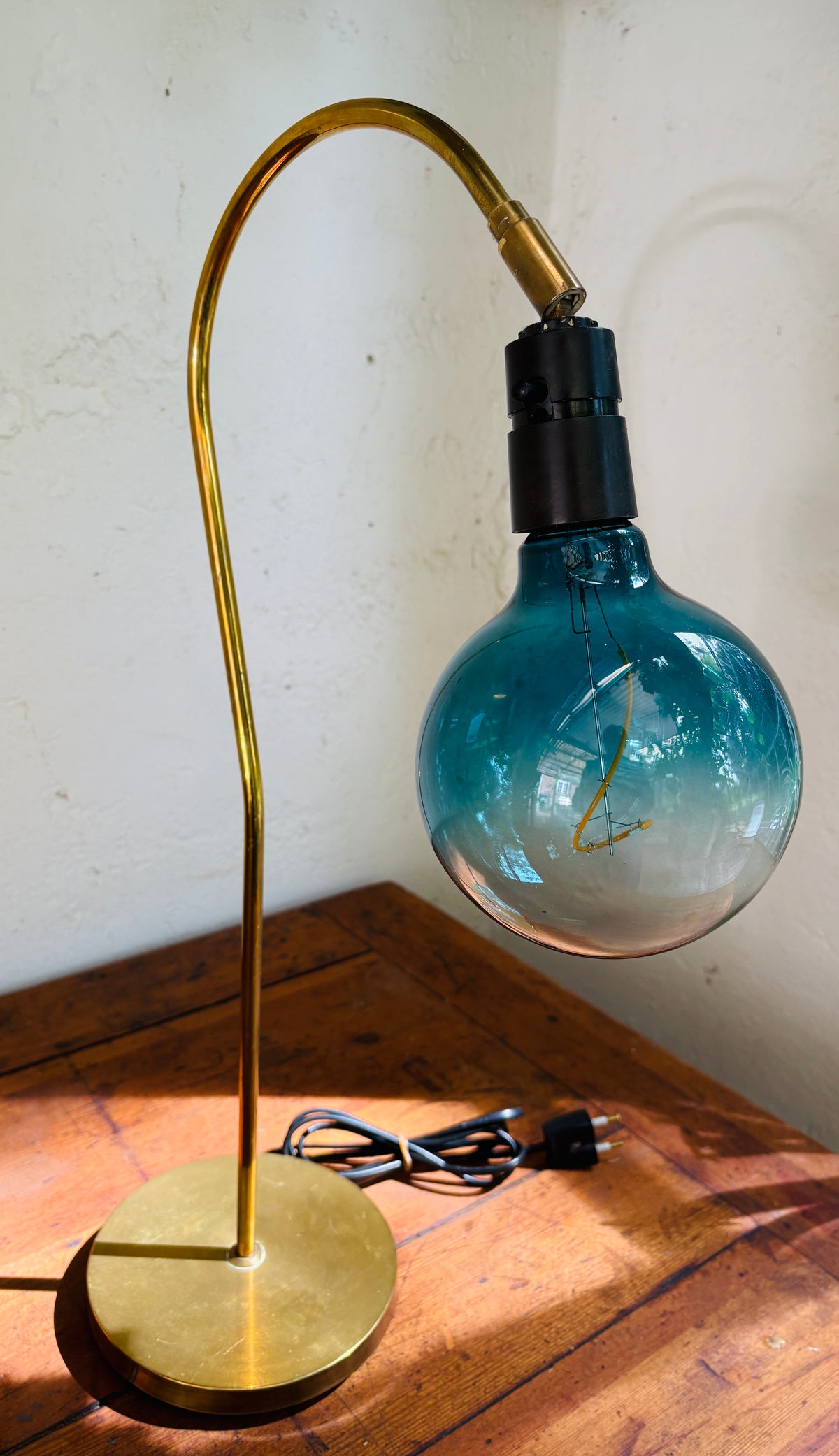 Messing bordlampe