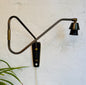Messing svingarmslampe