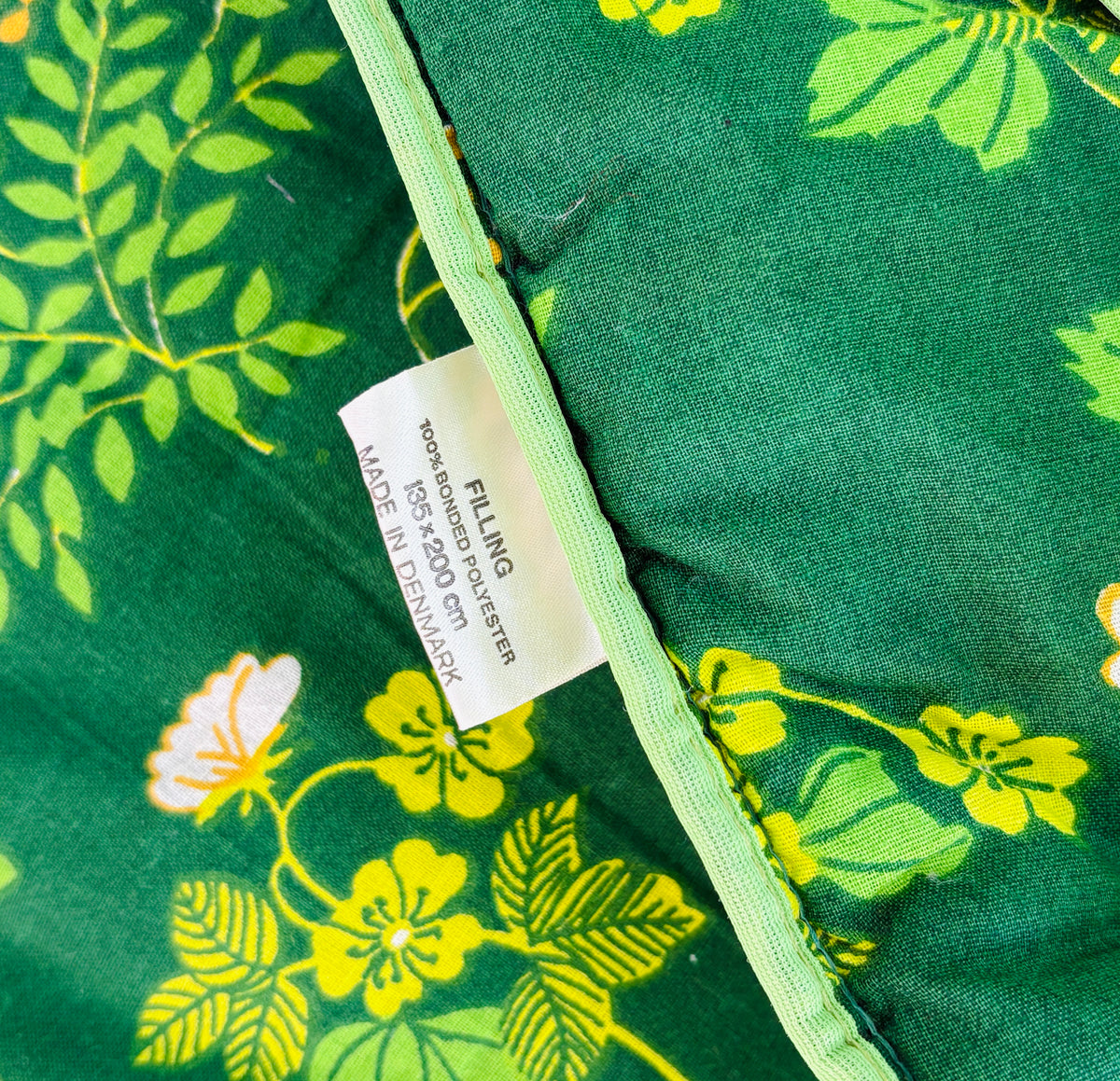 Vintage floral quilt