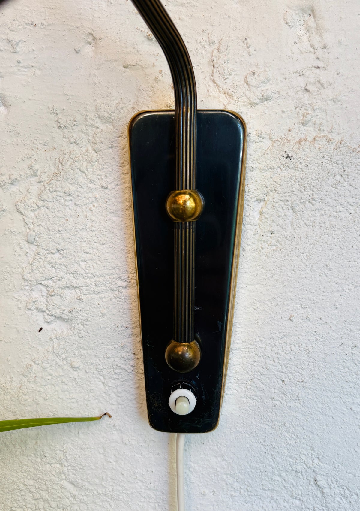 Messing svingarmslampe