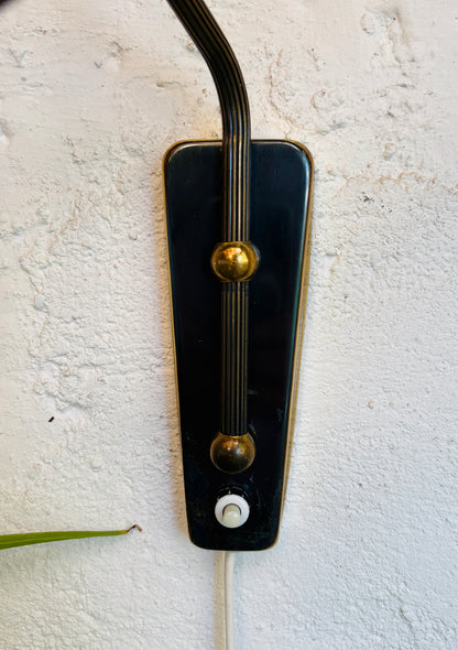 Messing svingarmslampe