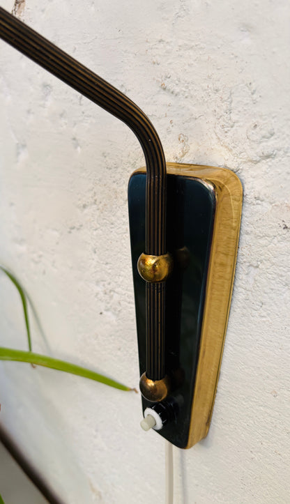 Messing svingarmslampe