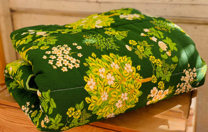 Vintage floral quilt