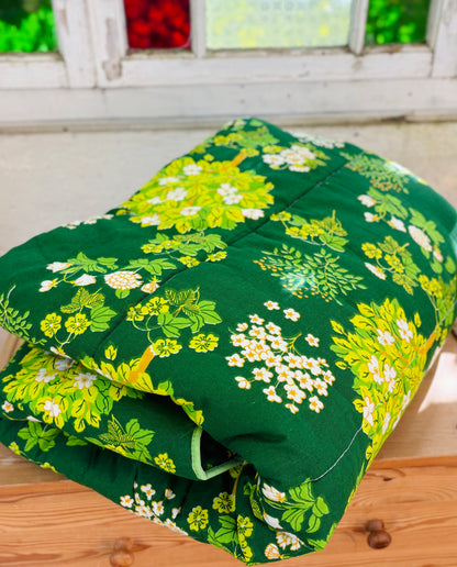 Vintage floral quilt