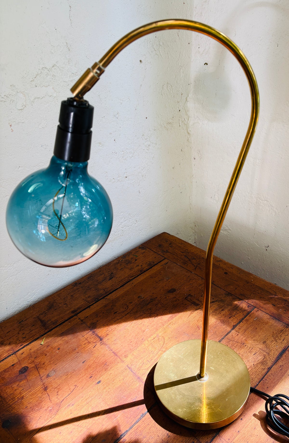 Messing bordlampe