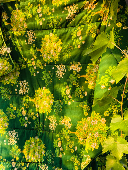 Vintage floral quilt