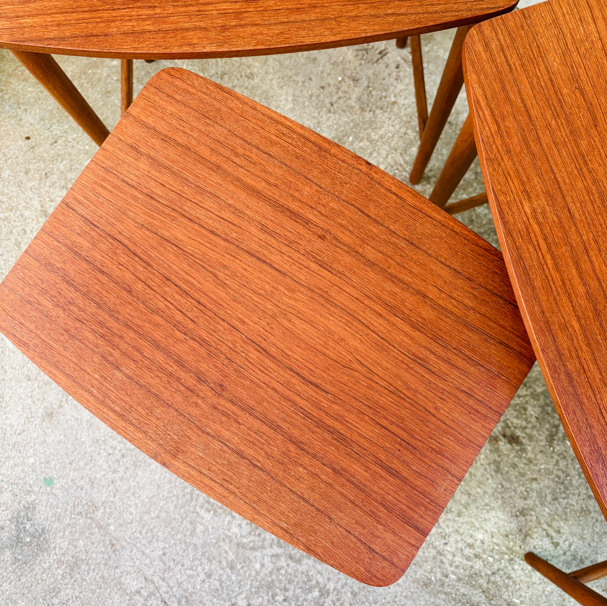 Indskudsborde teak/eg