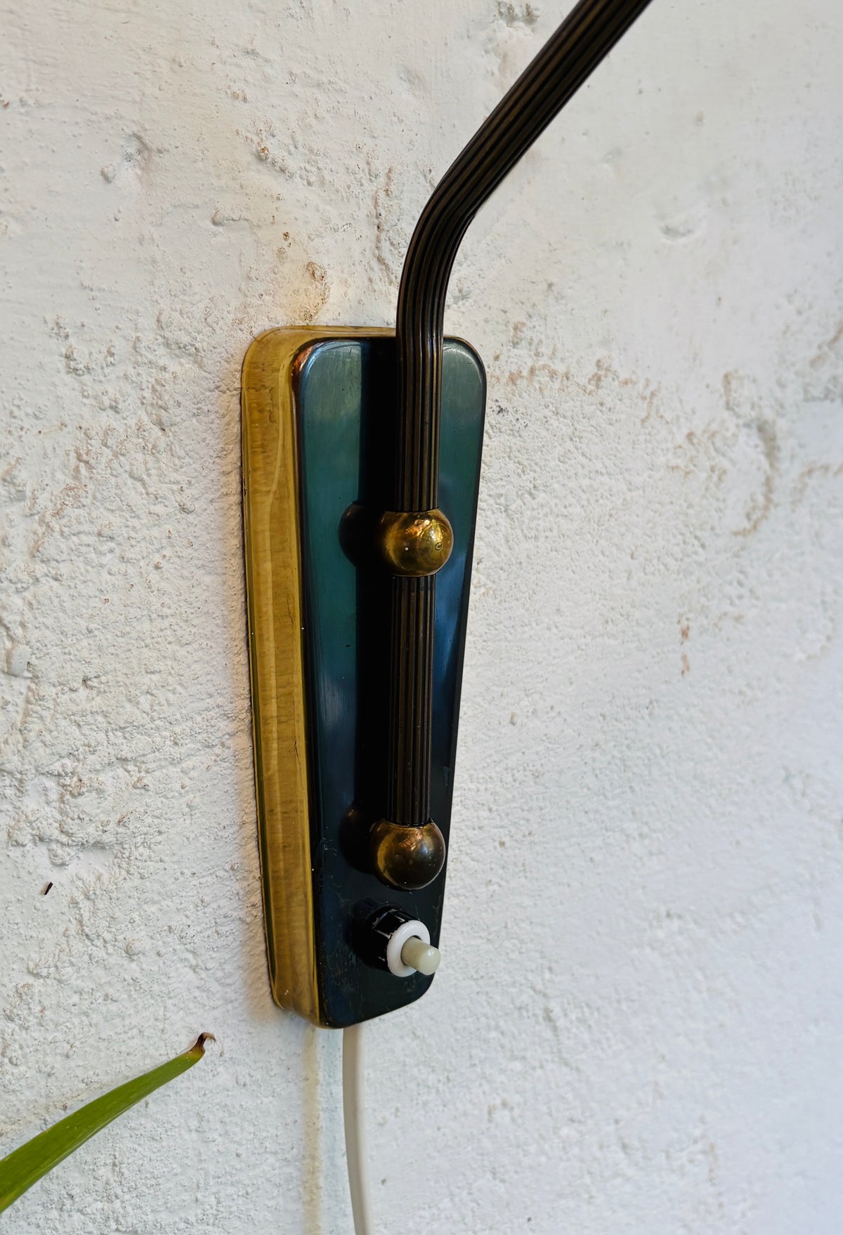 Messing svingarmslampe