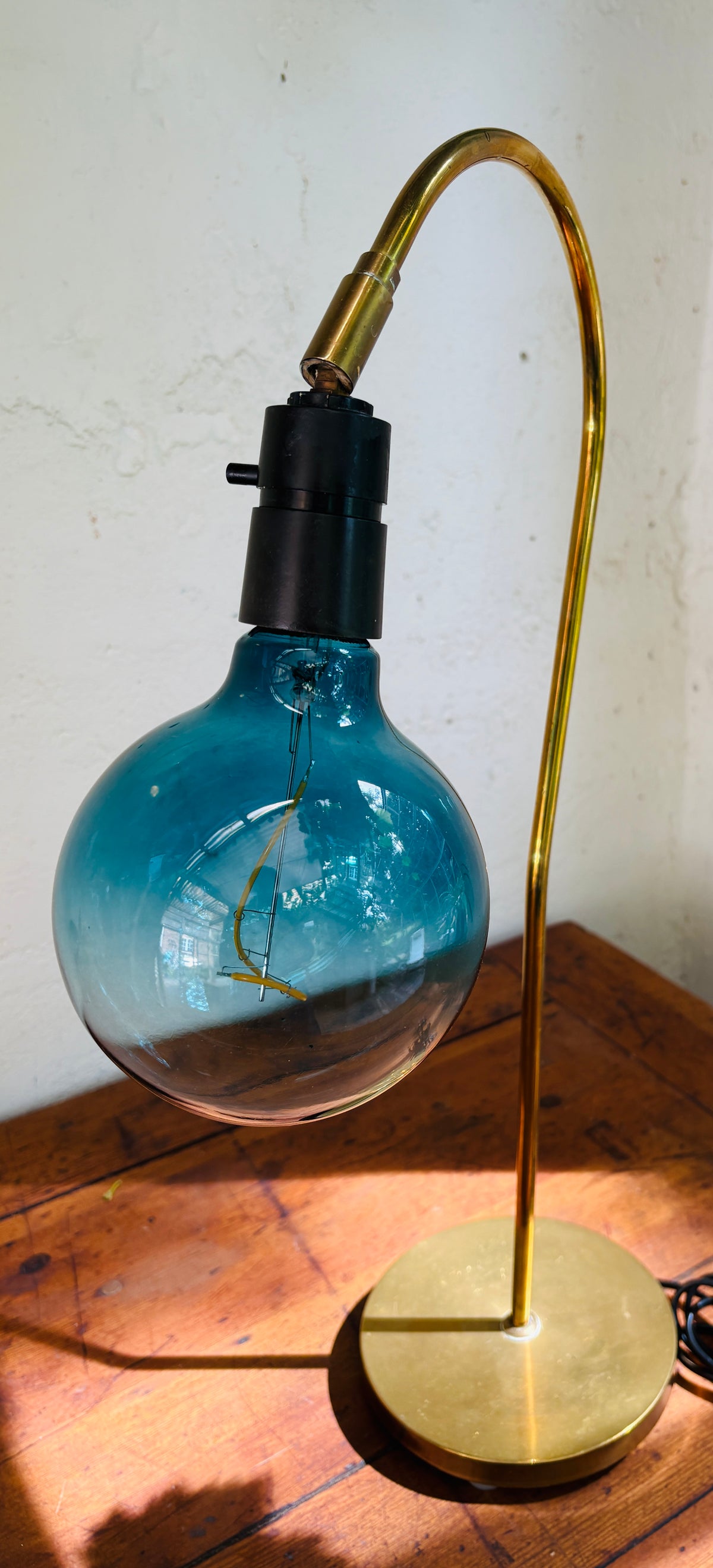 Messing bordlampe