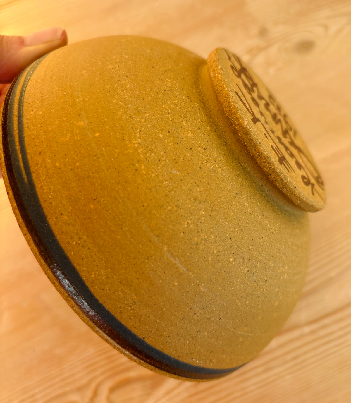 Unik lille skål med fuglemotiv