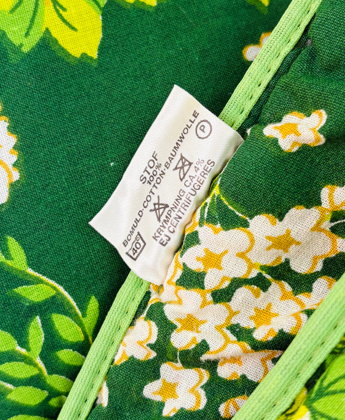 Vintage floral quilt
