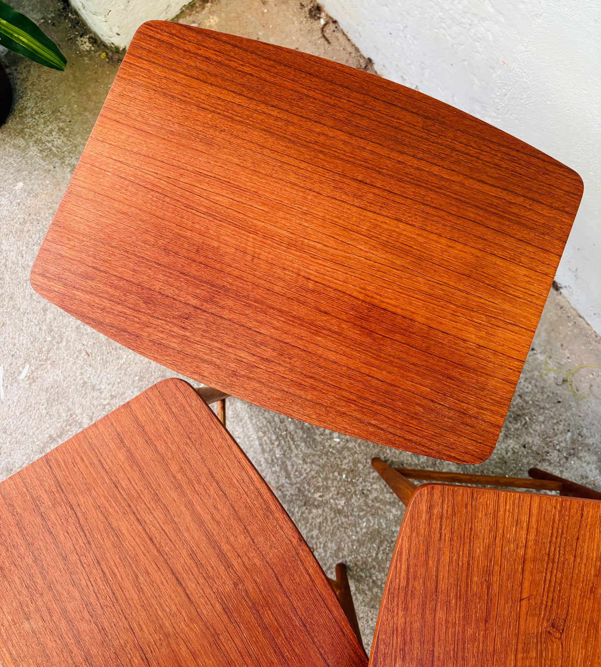 Indskudsborde teak/eg