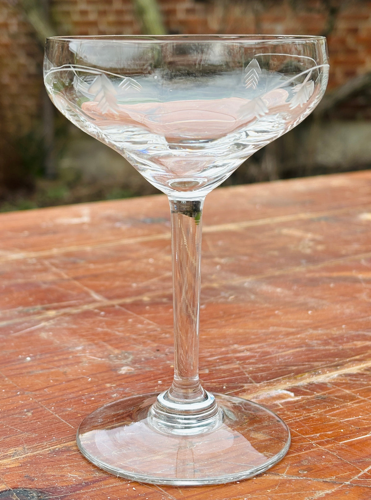 Franske champagneskåle