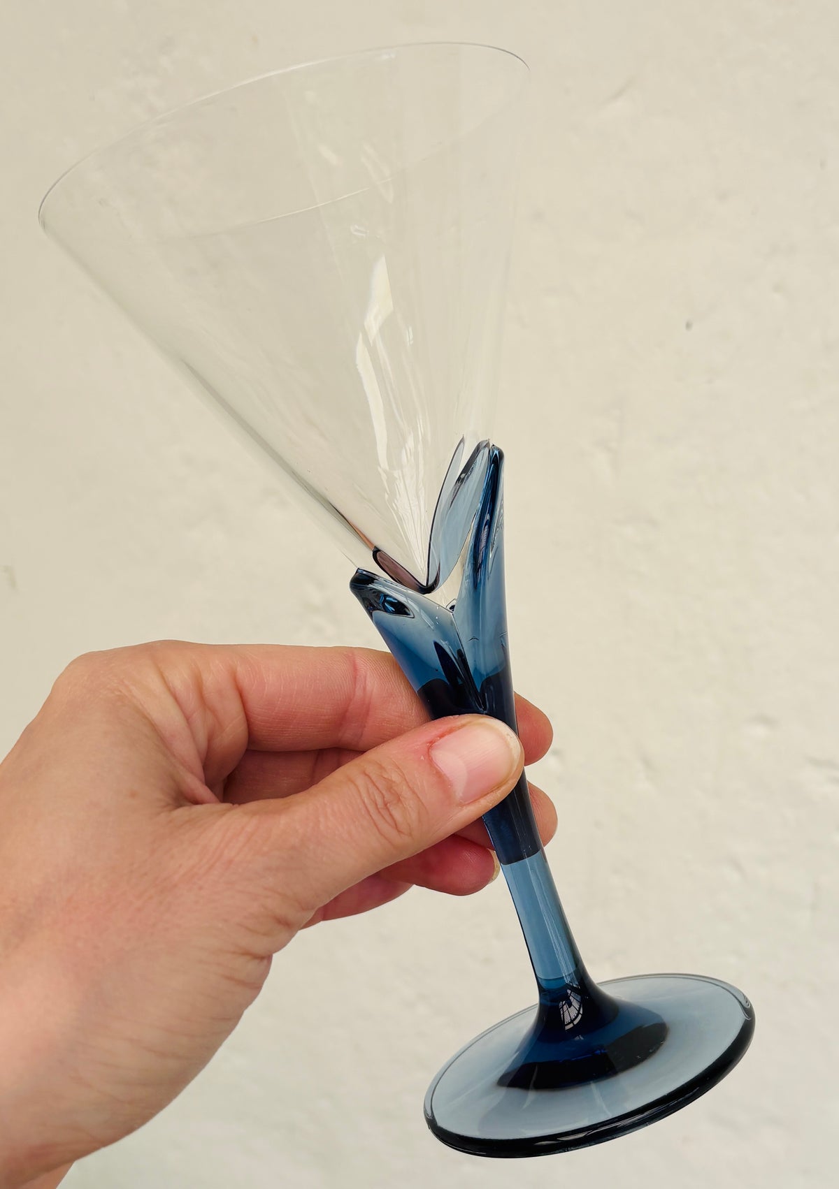 Vintage Luigi Bormioli Florian Bleu Martini- & Cocktailglas – pris pr. stk.