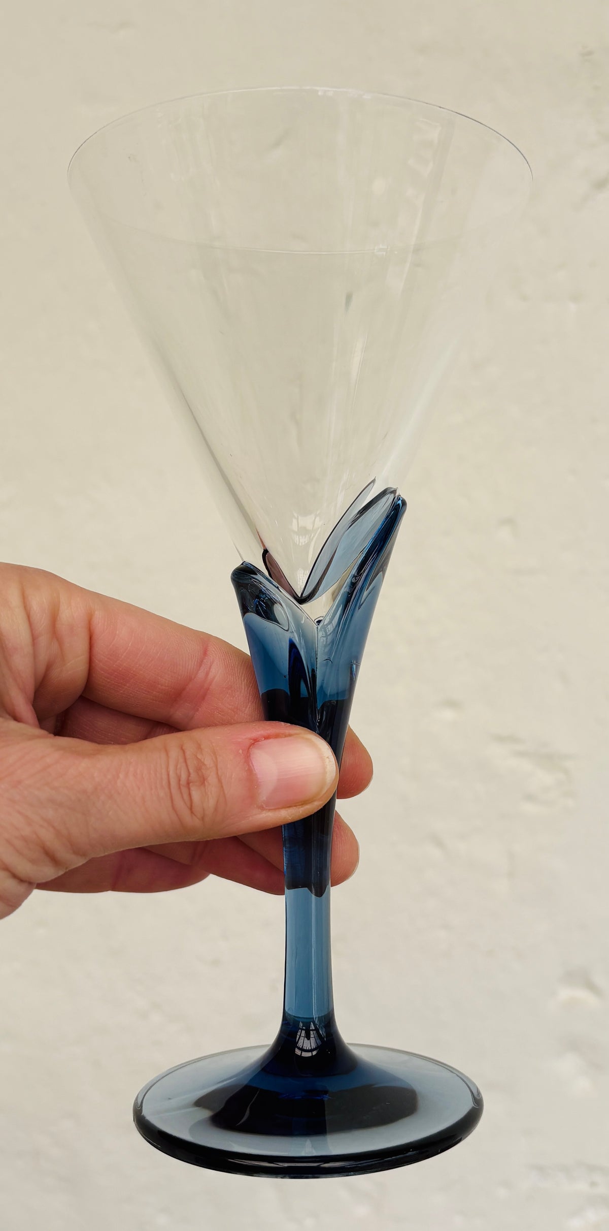 Vintage Luigi Bormioli Florian Bleu Martini- & Cocktailglas – pris pr. stk.