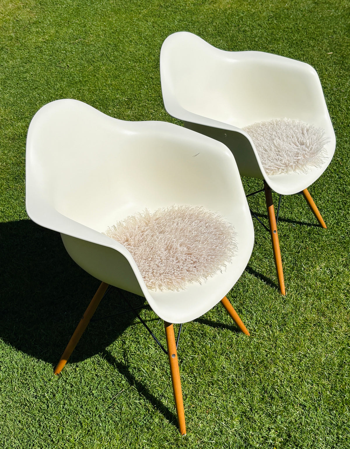 Eames Plastic Armchair DAW: The white classic