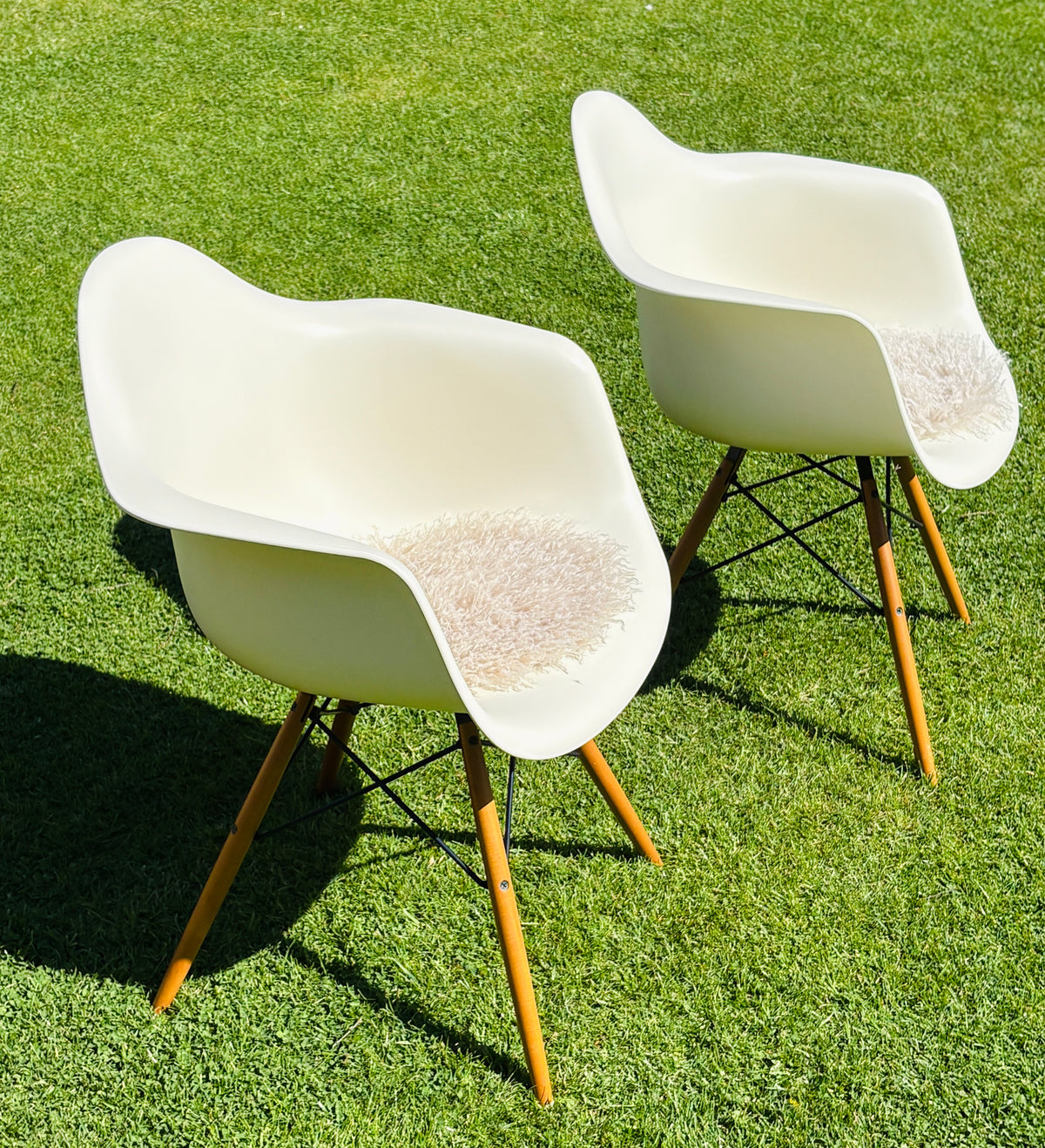 Eames Plastic Armchair DAW: The white classic