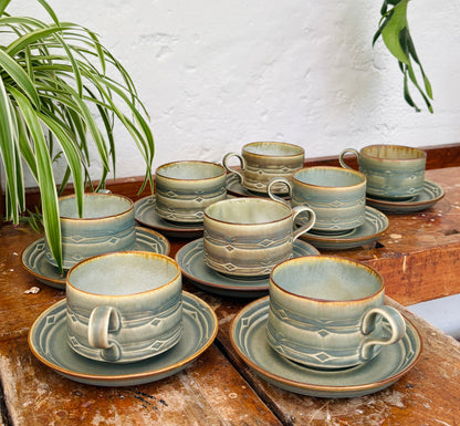 Rune kaffekop m. underkop af Jens Harald Quistgaard