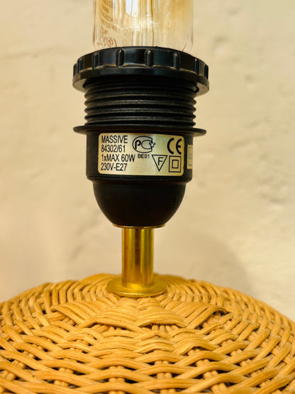 Vintage flet bordlamper