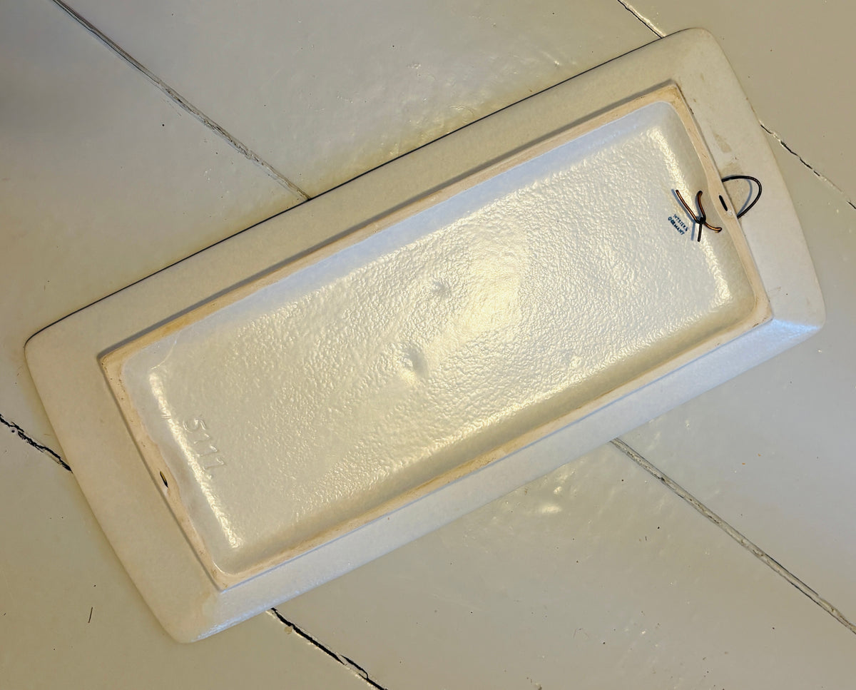 Tysk vintage keramikrelief