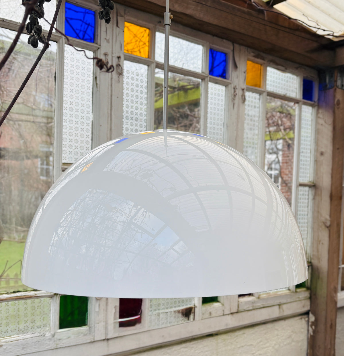 Frank Bentler loftlampe no. 3 – vintage loftlampe fra 1970’erne