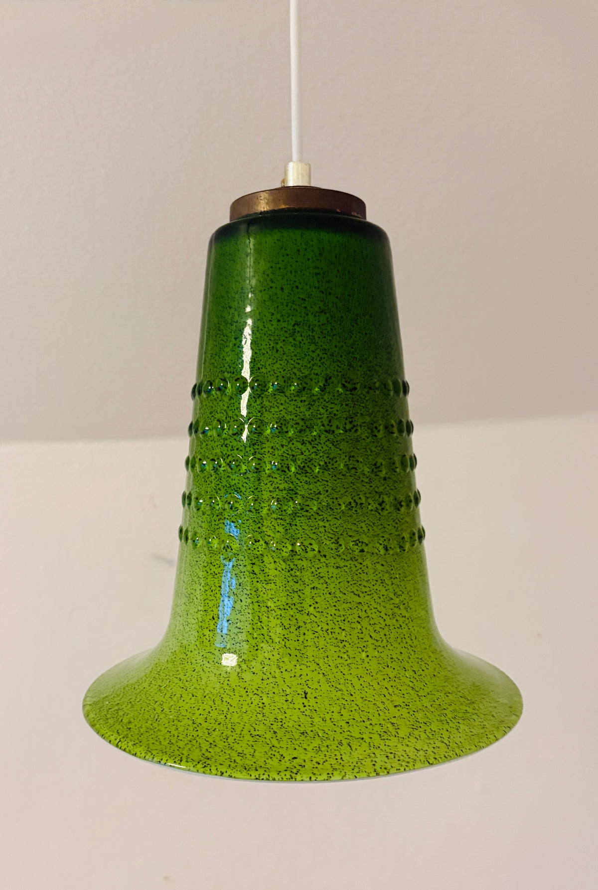 GRØN GLASPENDEL - SVENSK DESIGN