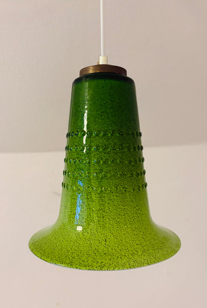 GRØN GLASPENDEL - SVENSK DESIGN