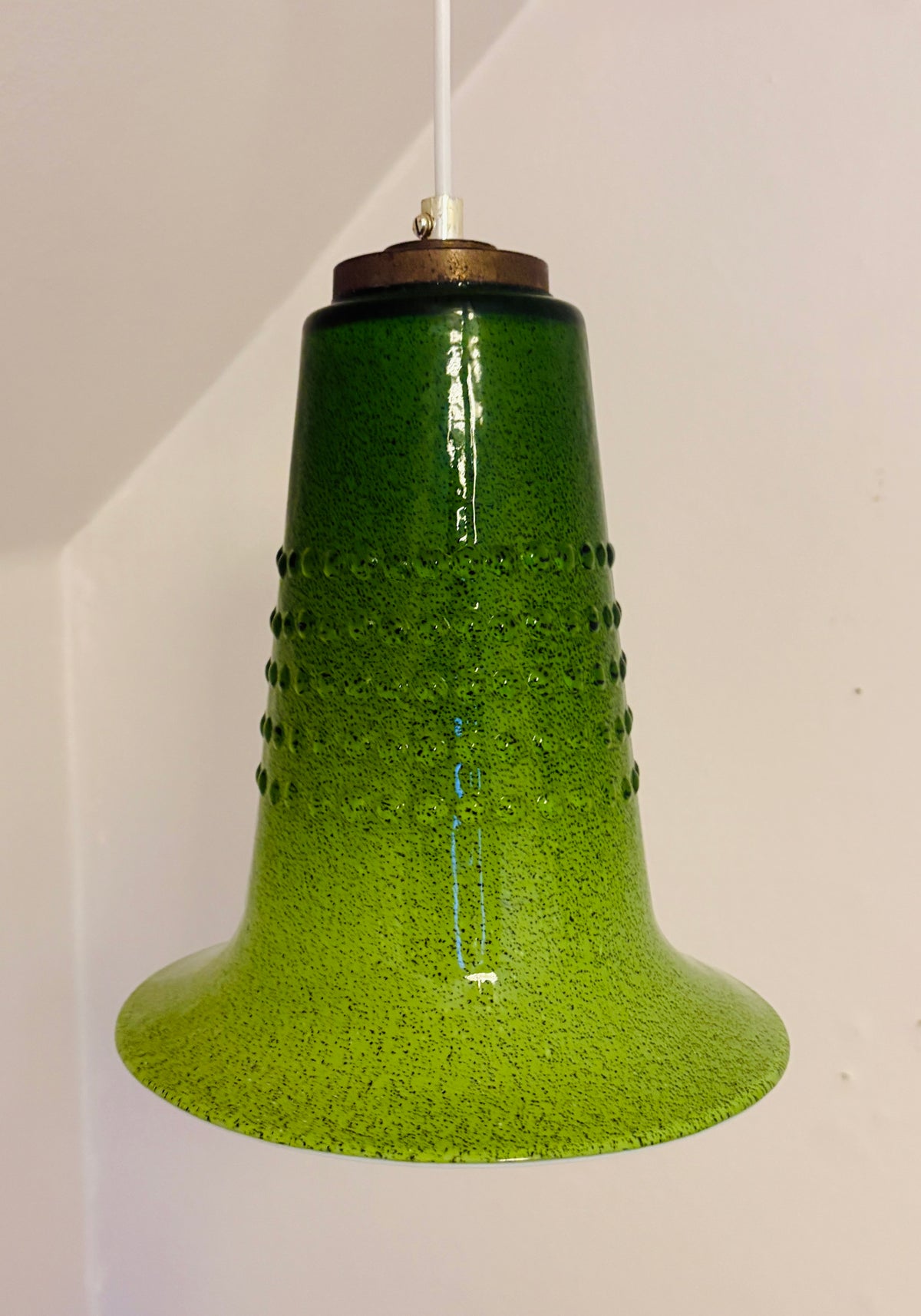 GRØN GLASPENDEL - SVENSK DESIGN