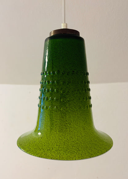 GRØN GLASPENDEL - SVENSK DESIGN