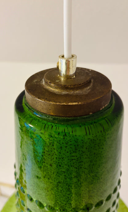 GRØN GLASPENDEL - SVENSK DESIGN
